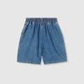 Children's lasered denim shorts - blue