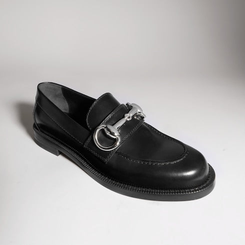 Women's Boulevard loafer - black leather