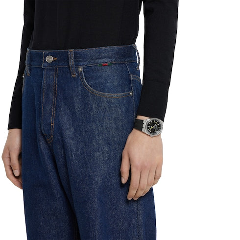 Gucci 25H watch, 40mm - black rubber