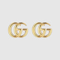 GG Marmont stud earrings - gold-toned brass