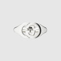 Gucci Interlocking signet ring - 925 sterling silver