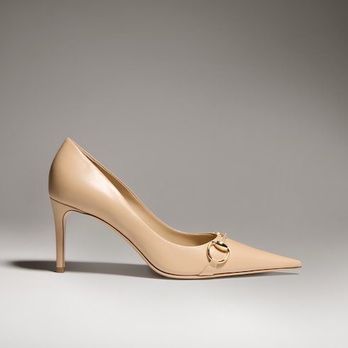 Women's Donna pump - beige leather