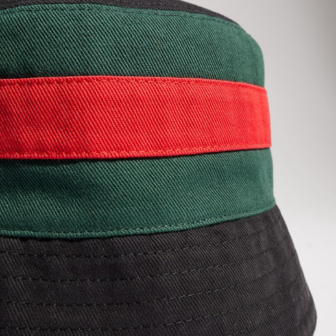 bucket hat with Web - Washed cotton
