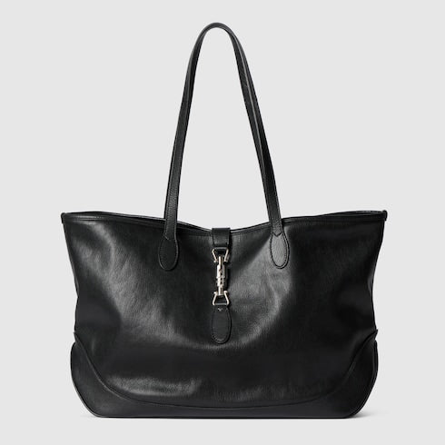 Gucci Jackie medium tote bag - black leather