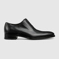 Men's lace-up shoe - black leather