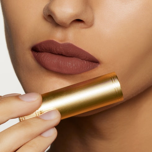 120 Sonia Light Beige, Rouge à Lèvres Mat Lipstick - 133 'Ida Mocha'