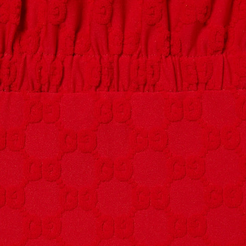 Children's GG terrycloth swimsuit - red