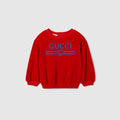 Baby chenille sweatshirt - red