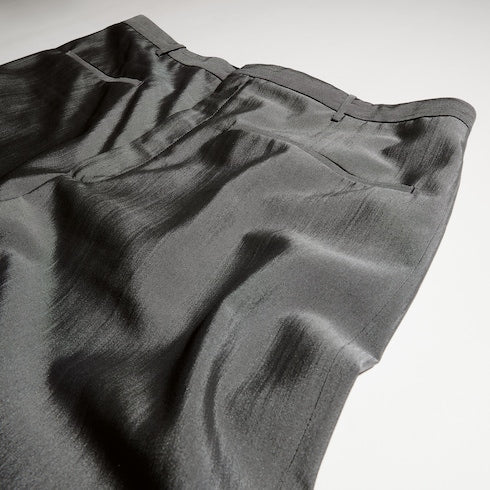 Silk merino wool pants - grey