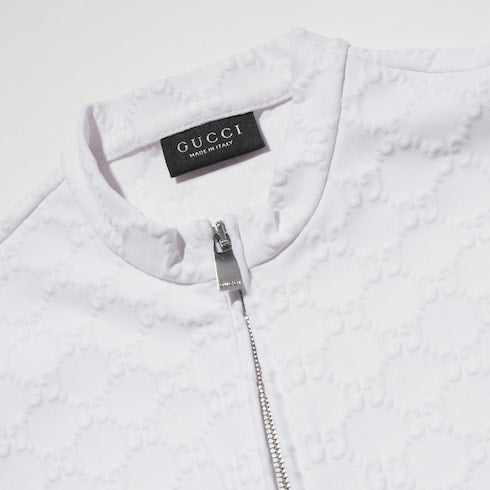 GG jersey jacquard T-shirt - white