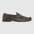 Men's Gucci Lugano loafer - dark brown leather