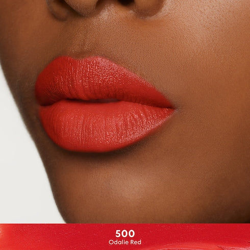 120 Sonia Light Beige, Rouge à Lèvres Mat Lipstick - 500 Odalie Red