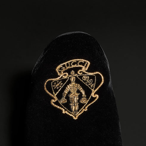 Men's Ragazzo slipper - black velvet