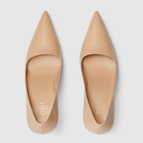 Women's Bombshell pump - beige leather