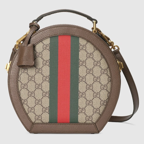 Gucci Savoy mini rigid hat box - beige and ebony Supreme