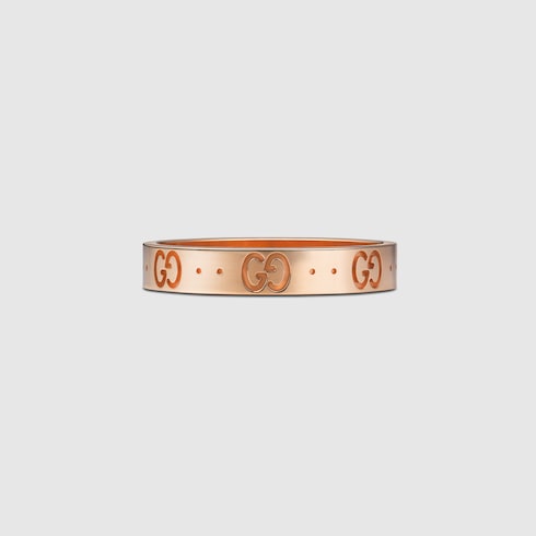 18k Rose Gold Icon Thin Band - 18k Rose Gold