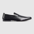 Men's Giacomo python loafer - black
