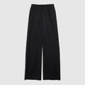 Light wool pants - black