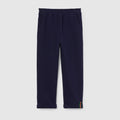 Children's cotton pant with Web - dark blue