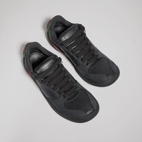 Men's Screener sneaker - black GG leather