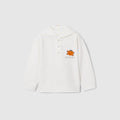 Baby cotton sweatshirt - off white