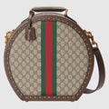 Gucci Savoy small hat box - beige and ebony Supreme