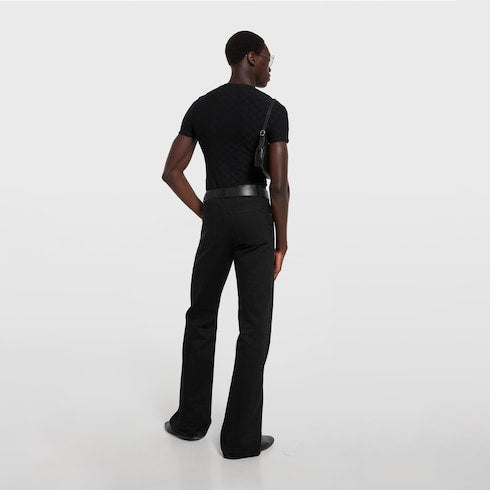 GG stretch jersey T-shirt - black