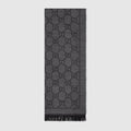 GG wool scarf - Grey