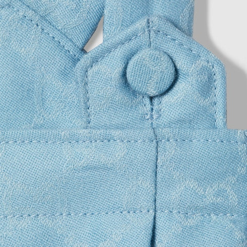 Baby GG flannel overall - light blue