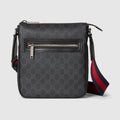 GG Black small messenger bag - black GG Supreme