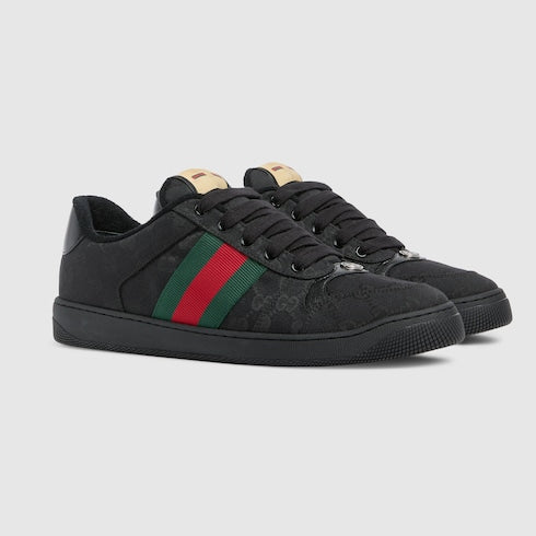 Men's Screener sneaker - black GG canvas