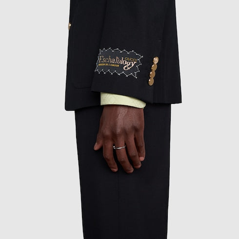 Gucci Link to Love 18k studded ring - 18k white gold