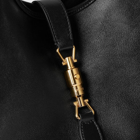 Mercato medium tote bag - black leather