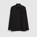 GG cotton poplin shirt - black