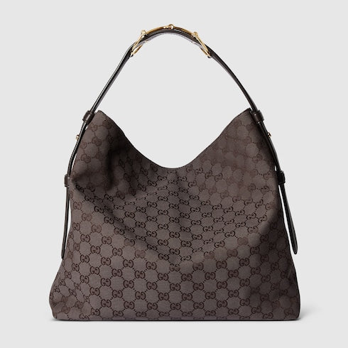 Gucci Beatrix large tote bag - brown and dark brown GG canvas