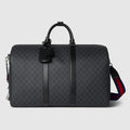 GG Black large duffle bag - black GG Supreme