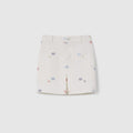 Children's GG cotton skirt - white and multicolor