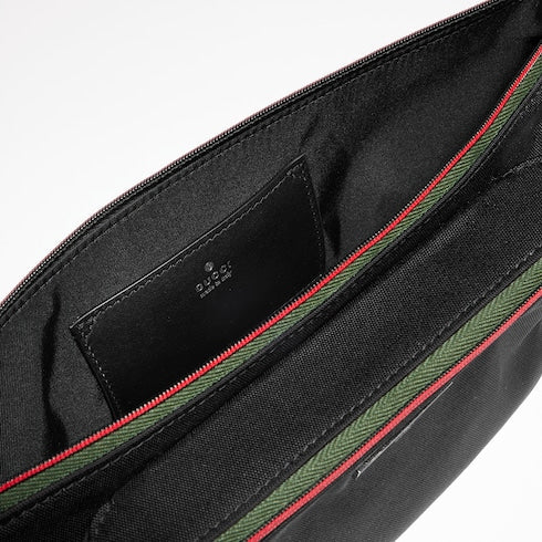 Flatpack large belt bag - black GG canvas