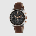 Gucci Interlocking watch, 41mm - brown leather