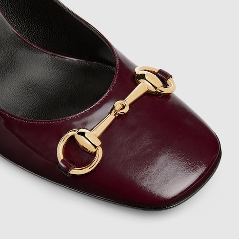 Women's Signora pump - dark burgundy leather