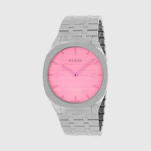 GUCCI 25H watch, 38mm - steel