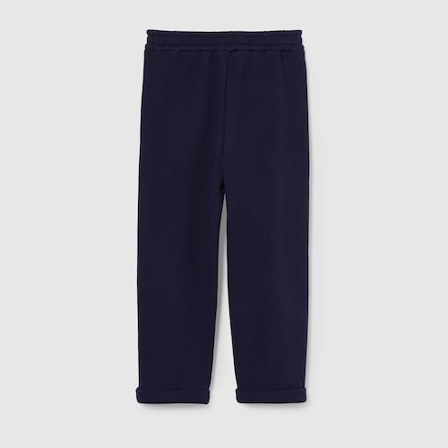 Children's cotton pant with Web - dark blue
