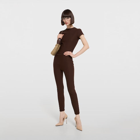 GG jersey jacquard T-shirt - brown