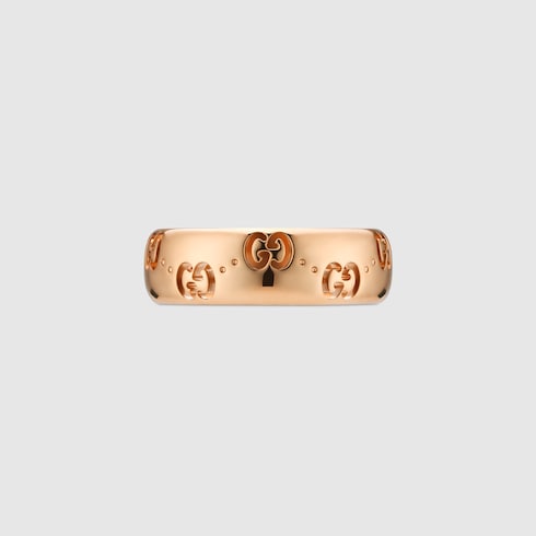 Icon 18k GG thin ring - 18k rose gold