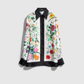 Printed silk shirt - multicolor