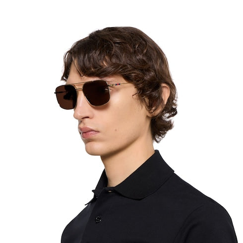 Specialized fit navigator sunglasses - gold