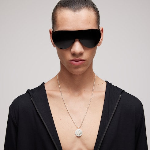 Gucci crest pendant necklace - 925 sterling silver