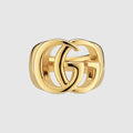 GG Marmont cut-out band ring - gold-toned brass