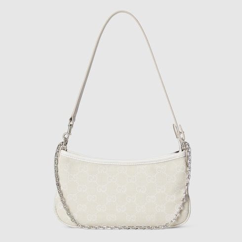 Gossip small shoulder bag - ivory GG canvas