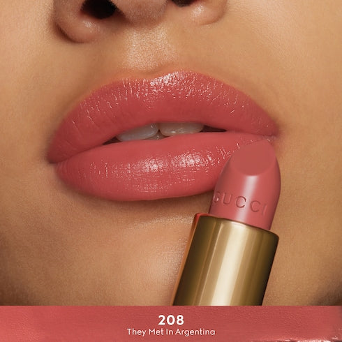 134 'Clara Chestnut', Rouge à Lèvres Voile Lipstick - Argentina, Rouge à Lèvres Voile Lipstick in 208 They Met In Argentina
